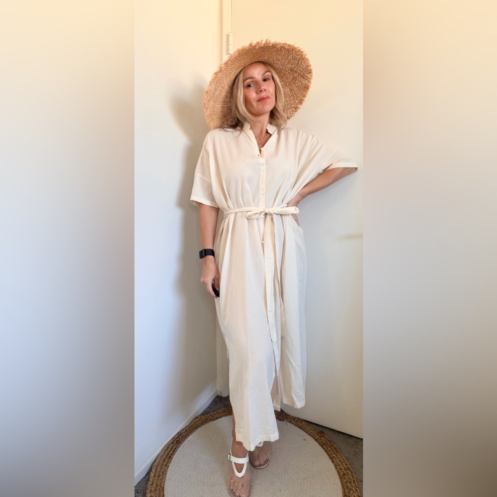 Almina Concept Belted Maxi Dress